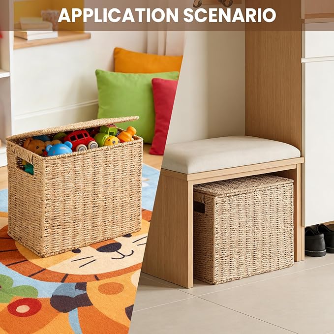 14 Inch Toilet Paper Storage Basket - Image 3
