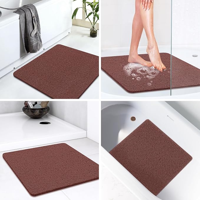 LuxStep Shower Mat Bathtub Mat, 24x24 inch, Non-Slip Bath Mat - Image 7