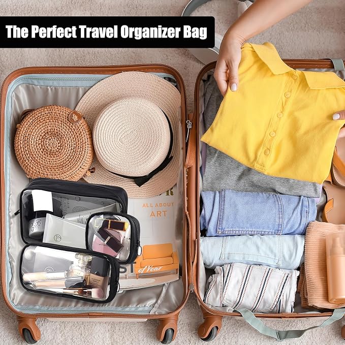 Clear TSA Approved Toiletry Bag Set - Image 6