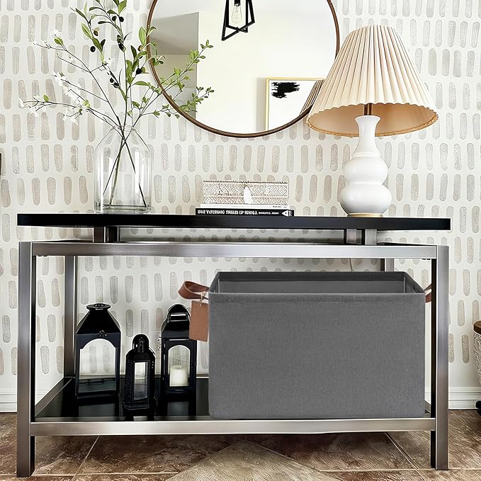 CHICVITA Storage Baskets for Shelves, Extra Large Closet Storage Baskets for - Image 4