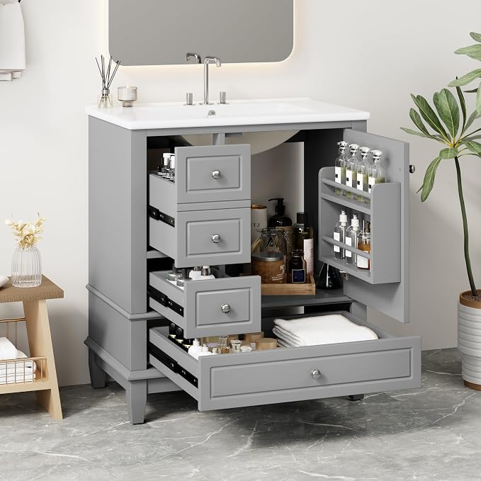 Harper & Bright Designs 30" Bathroom Vanity by HarperBrightDesigns