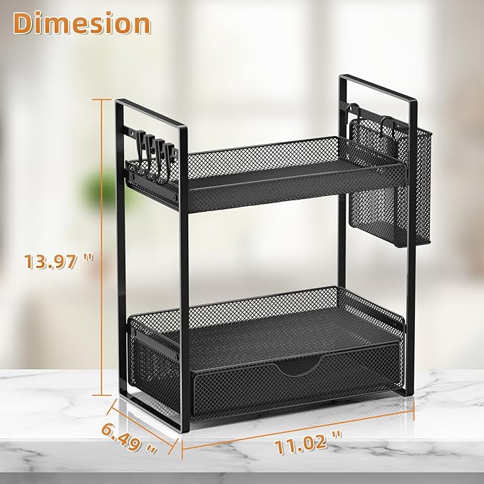 VITVITI 2 Tier Bathroom Organizer Countertop - Image 2