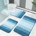 OLANLY Bathroom Rugs Sets 3 Piece, Soft Absorbent Microfiber Bath Mats and by OLANLY