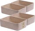Large Shallow Organizing Baskets 15x11x5.1 Inches by MiniArkStorageBasketsHome