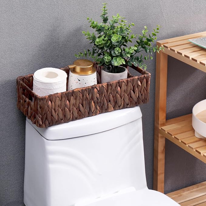Handwoven Wicker Storage Basket-Hyacinth Material, Toilet Paper Holders - Image 7