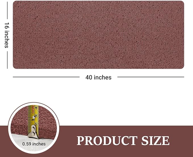 LuxStep Shower Mat Bathtub Mat, 40x16 inch, Non-Slip Bath Mat - Image 2