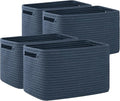 OIAHOMY 4 Pack Storage Baskets for Organizing, Cube Storage Bins for Shelves by MasterofSpaceOptimization