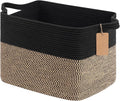 Goodpick Woven Storage Baskets for Organizing, Blanket Basket for Living Room by Goodpick