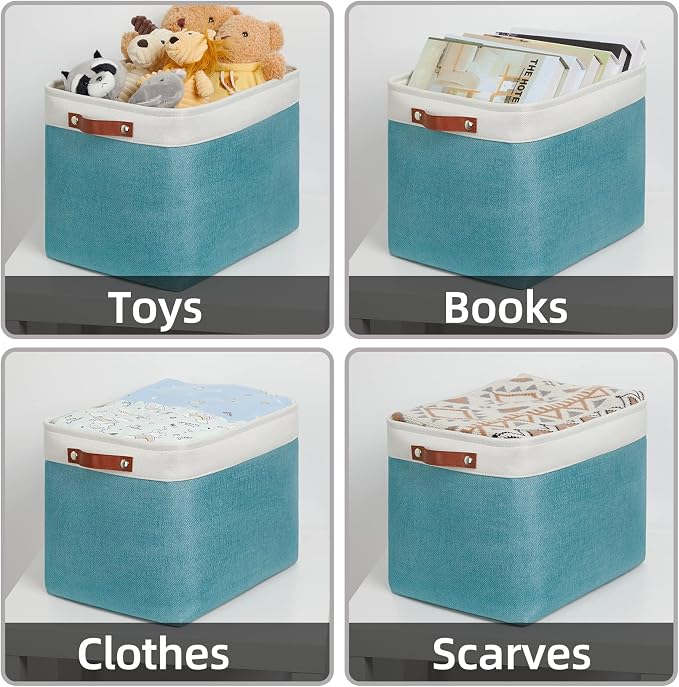 HNZIGE Extra Large Fabric Storage Bin Baskets - Image 5