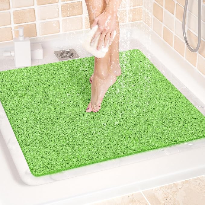 LuxStep Shower Mat Bathtub Mat, 24x24 inch, Non-Slip Bath Mat by LuxStep