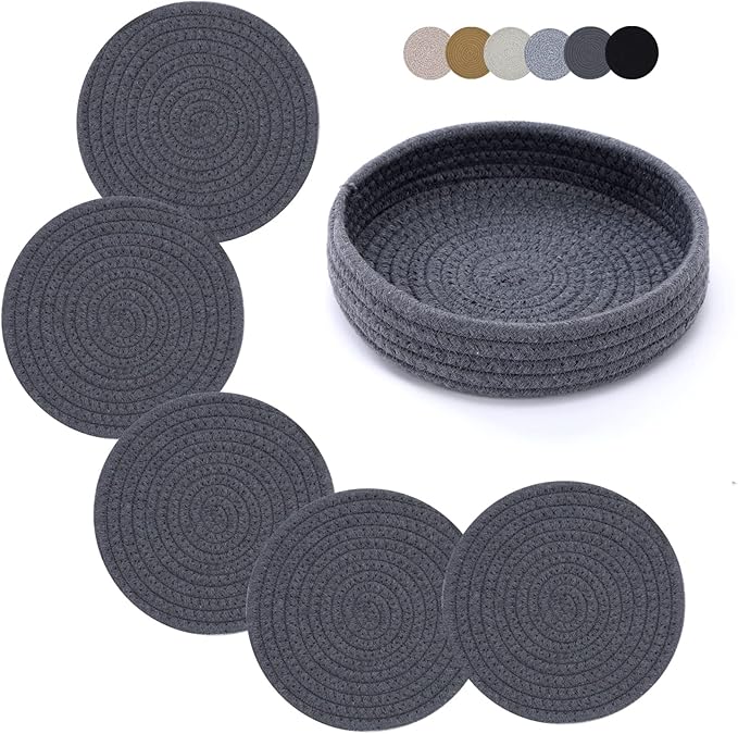 Coga Trivets for Dishes & Pans, 7 Inch Hot Pads by Goga