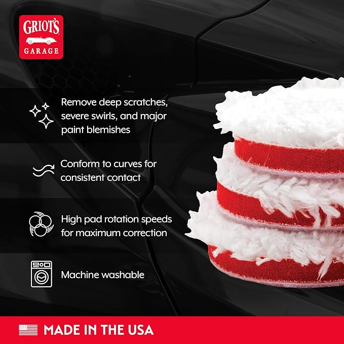Griot's Garage BOSS 2” Microfiber Pads - Image 3