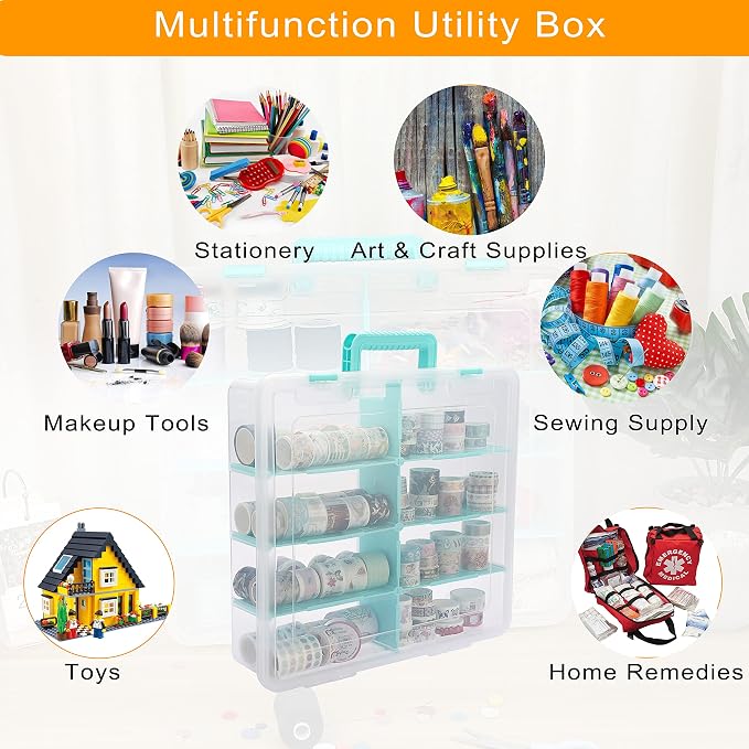 BTSKY Clear Plastic Dividing Storage Box - Image 7