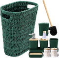 Dark Green Bathroom Accessories Set by BetterbathroomwithXLHOME