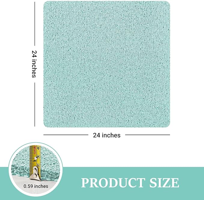 LuxStep Shower Mat Bathtub Mat, 24x24 inch, Non-Slip Bath Mat - Image 2