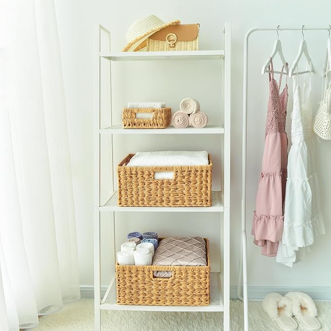 GRANNY SAYS Large Wicker Basket, Decorative Woven Basket - Image 8