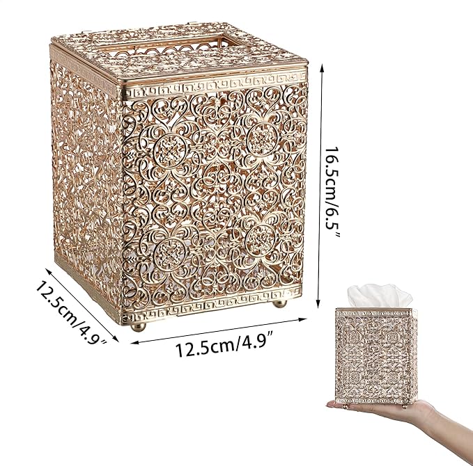 Sumnacon Tissue Box Cover Square Tissue Box - Image 5