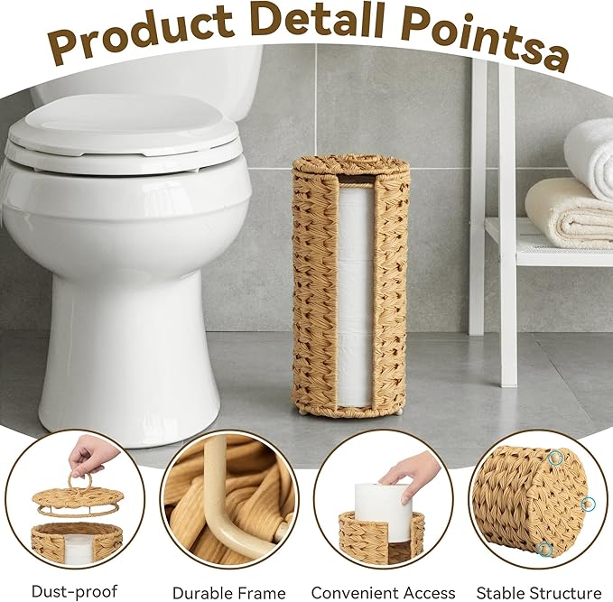 GRANNY SAYS Toilet Paper Storage Stand, Toilet Paper Holder Stand - Image 2