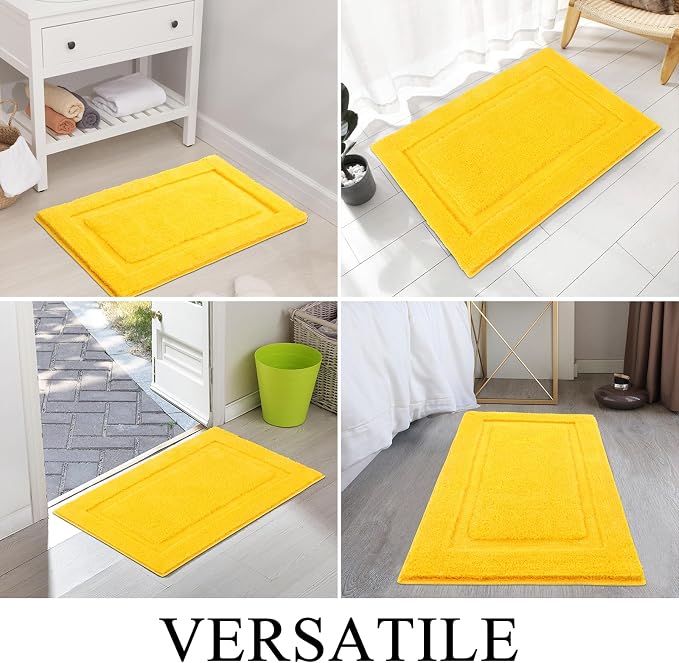 SHACOS Super Soft 2 Pieces Bathroom Runner Rugs Set Non Slip Washable 20x47+ - Image 9