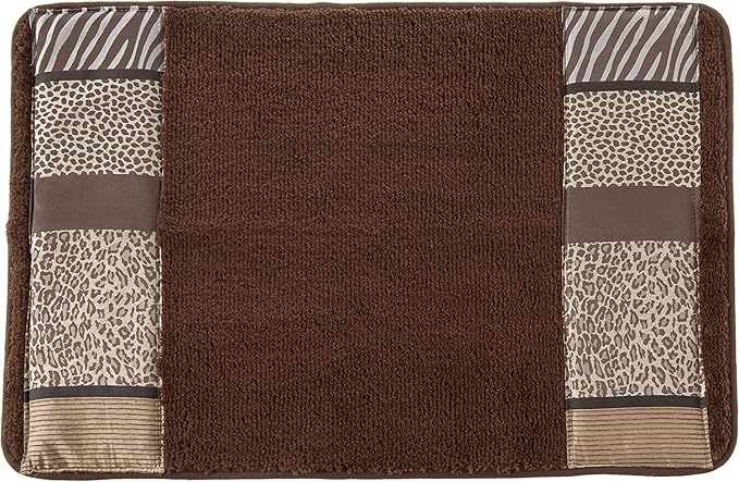 Zahari Home Safari Stripes Animal Bathroom Rug Classic Luxury Leopard Cheetah by ZahariHome