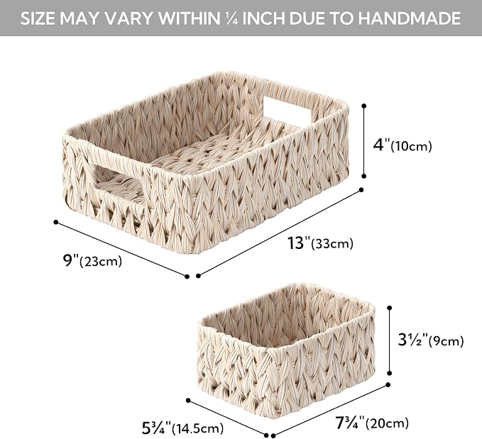 GRANNY SAYS Wicker Baskets for Storage, Wicker Storage Basket for Organizing - Image 4