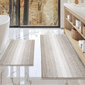 BSICPRO Bathroom Rugs and Mats Sets, 2 Piece Thick Absorbent Chenille Non Slip by BSICPRO