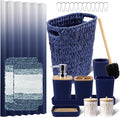 Navy Blue Bathroom Accessories Set by BetterbathroomwithXLHOME