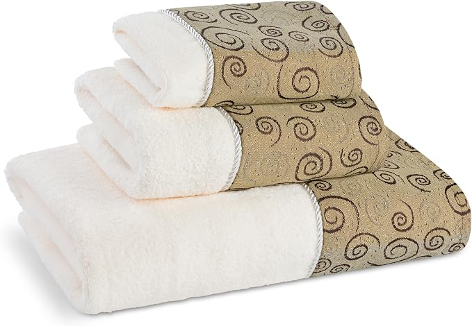 Zahari Home Miramar 3 Piece Bath Towel Set by ZahariHome