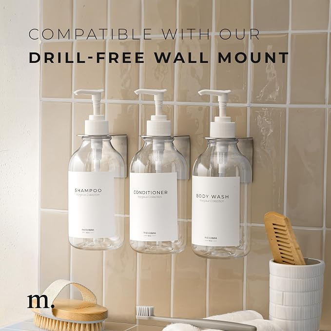 MaisoNovo Refillable Shampoo and Conditioner Bottles - Image 7
