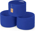 Small Rope Baskets for Storage, Baskets for Gifts Empty, Cute Round Woven Basket by MaxuniTechLife