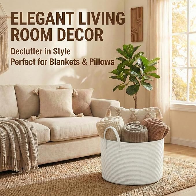 115L Extra Large Blanket Basket - Image 2