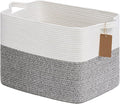 Goodpick Woven Storage Basket, Cotton Rope Baskets by Goodpick