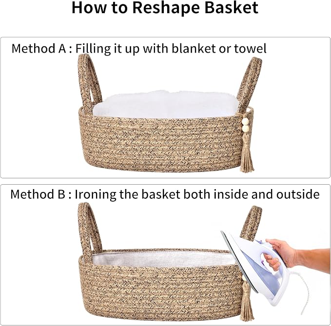 ABenkle Small Storage Basket for Toilet Tank Top - Image 8