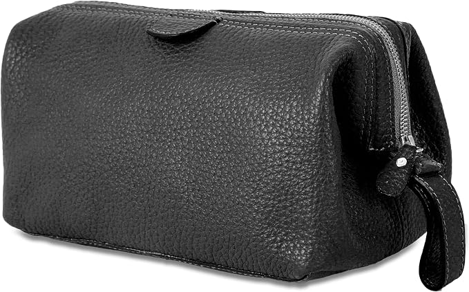 KomalC Premium Buffalo Leather Toiletry Bag - Image 5