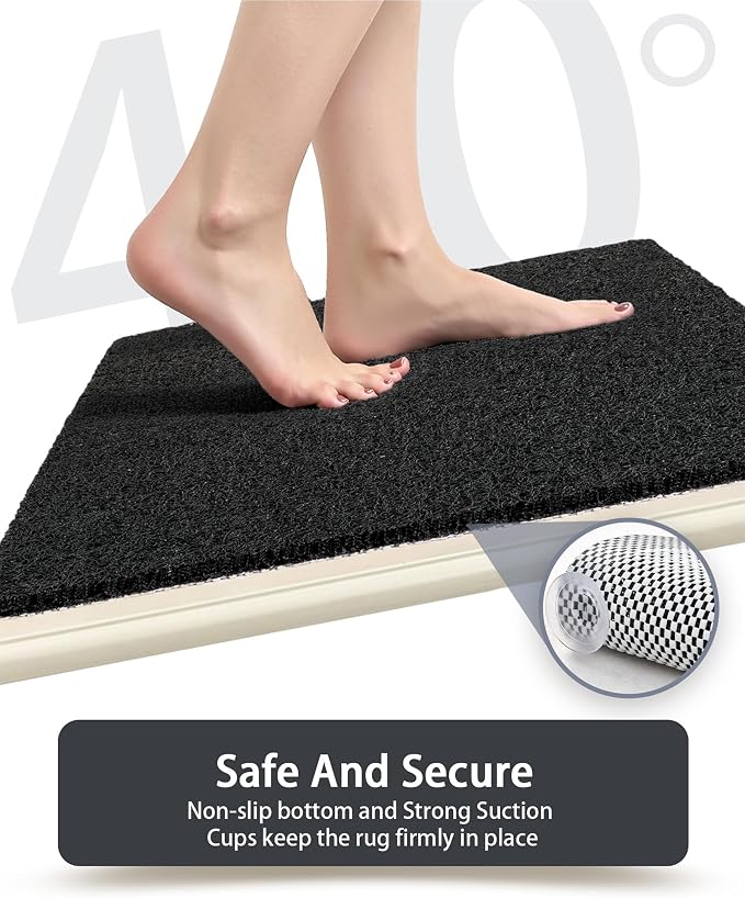 Mecko Non Slip Shower Mats, 17x30 Inch, Anti-Slip Bathtub Mats - Image 5