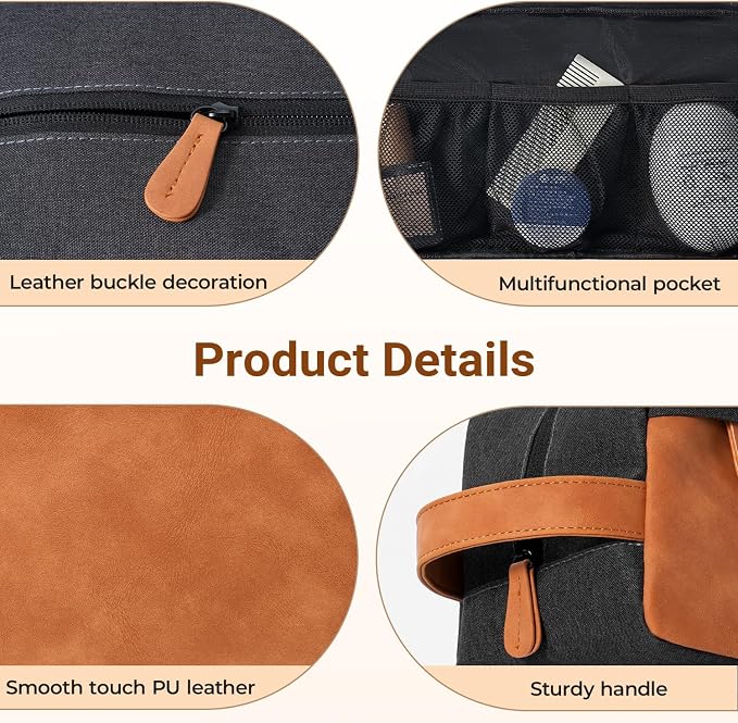 Elviros Hanging Travel Toiletry Bag Gift - Image 8