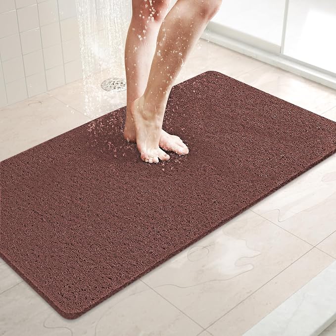 LuxStep Shower Mat Bathtub Mat, 32x16 inch, Non-Slip Bath Mat by LuxStep