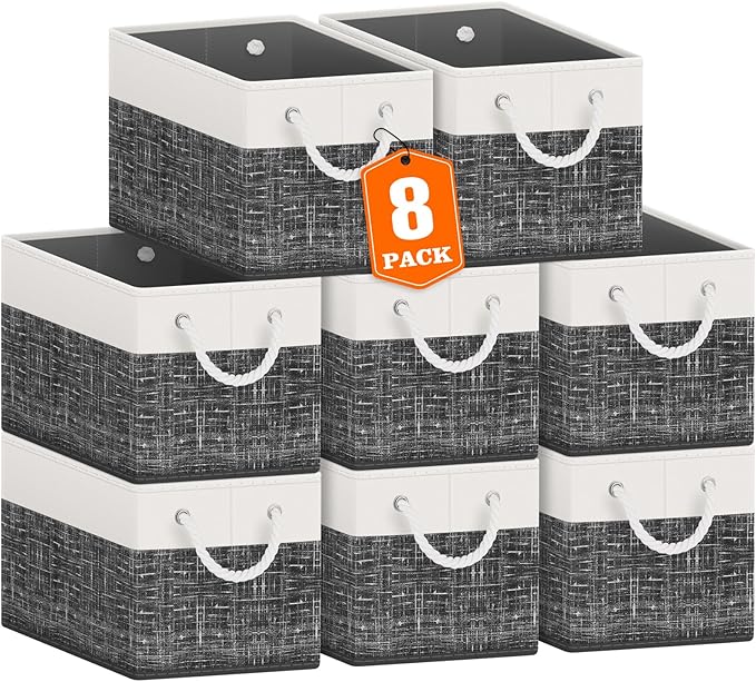Fab totes Storage Bins, Foldable Storage Baskets by Fabtotes