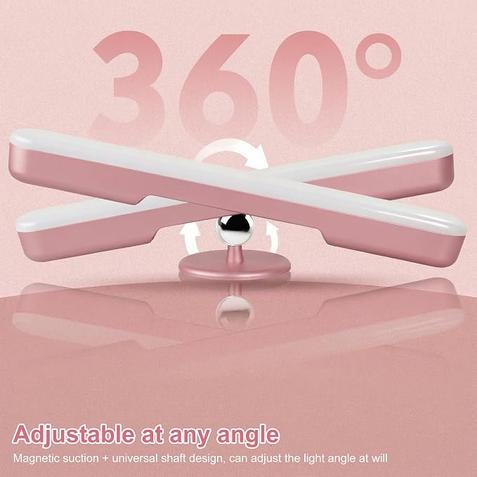 Wireless Vanity Lights for Mirror, Rechargeable Battery Operated Stick on Lamp - Image 5