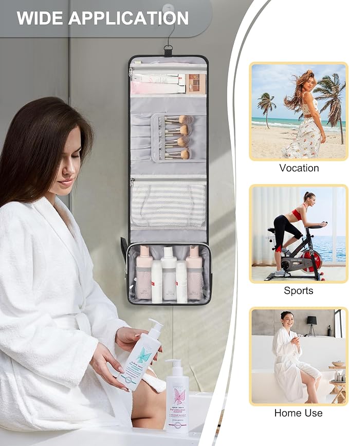 Travel Hanging Toiletry Bag - Image 7