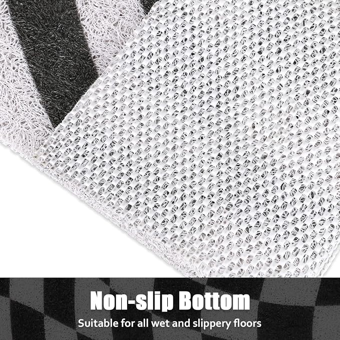 Square Shower Mat Non-Slip 24x 24 Inch, Soft Comfort Bath Mat - Image 2