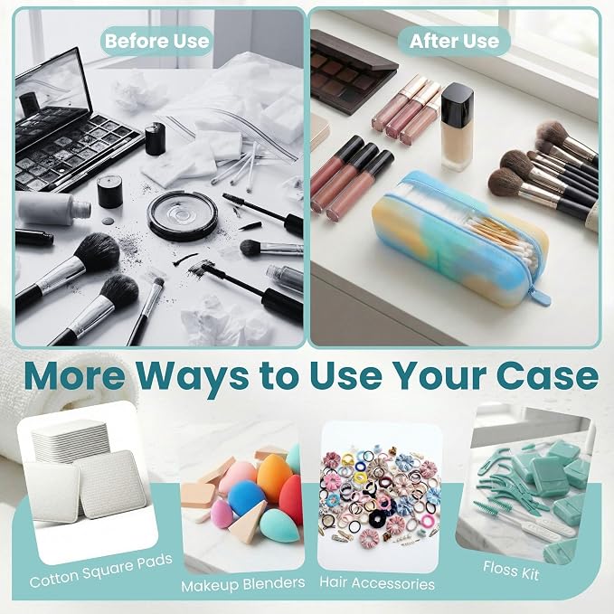 Cotton Pad Swab Travel Case – 2-in-1 Portable Waterproof Qtips Dispenser - Image 6