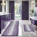 BSICPRO Bathroom Rugs and Mats Sets, 2 Piece Thick Absorbent Chenille Bath Mat by BSICPRO