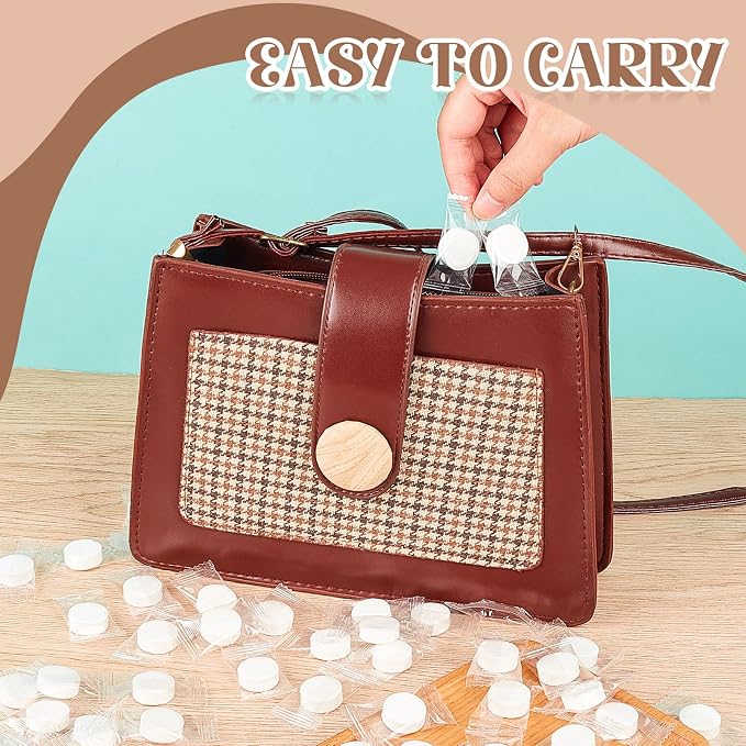 1500 Pcs Mini Compressed Portable Towel Disposable Coin Tissues Bulk Cotton - Image 6