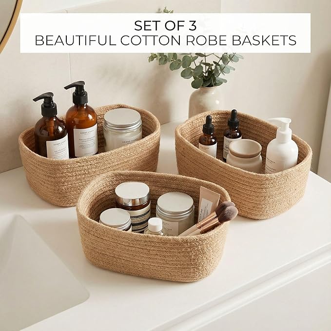 Beautiful Storage Basket Set of 3 - Image 3