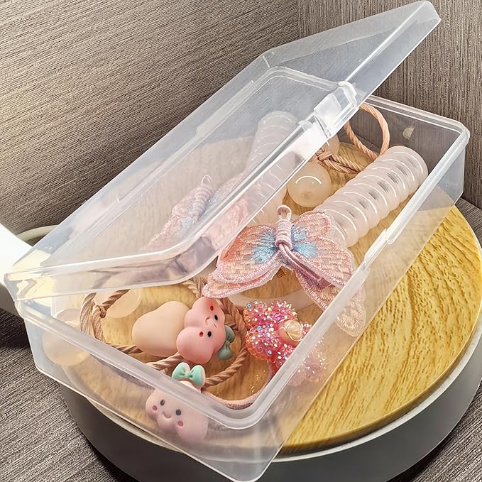 19 Pack Rectangular Clear Plastic Storage Containers Box - Image 6