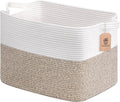 Goodpick Woven Baskets for Organizing, Rectangle Toy Storage Basket for Kids by Goodpick