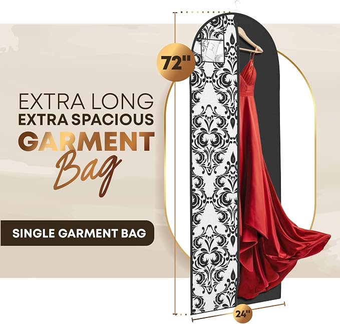 72" Long Dress Bags for Gowns - Image 2
