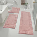 Pauwer Bathroom Rugs Sets 3 Piece Bathroom Shower Rugs by Pauwer