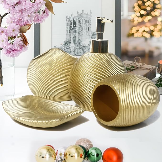 LUANT Bathroom Accessories Set Including Cup, Toothbrush Holders, Soap Dishes - Image 2